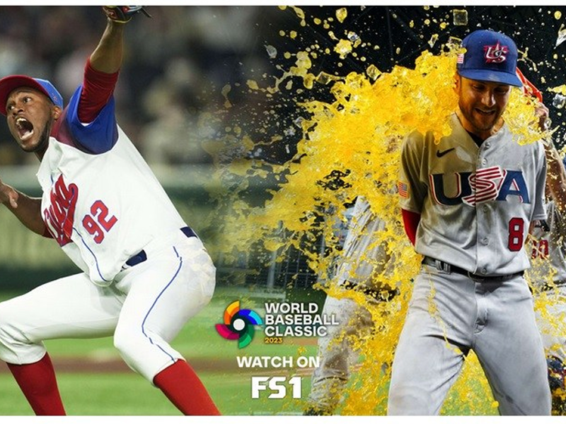 미국과 쿠바의 야구선수