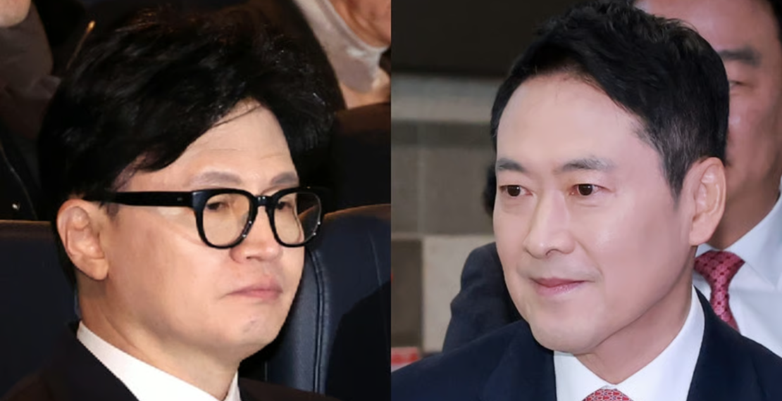장동혁 vs 한동훈